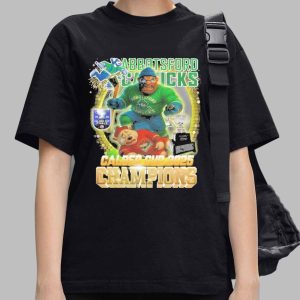 Official Abbotsford Canucks Calder Cup 2025 Champions Mascot Shirt