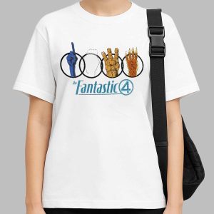 Fantastic Four Handprint Icons Shirt