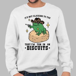Tanning on Biscuits Cowboy Frog Shirt