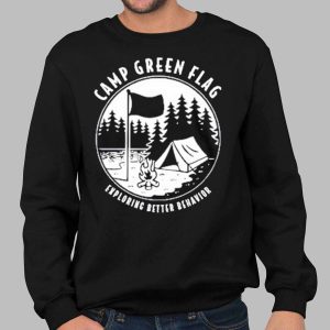 Camp Green Flag Exploring Better Behavior T Shirt