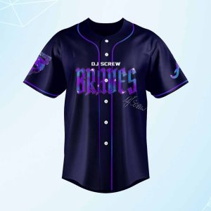 Atlanta Braves Honor All-Time DJ Screw Signature Jersey 1 Atlanta Braves Honor All Time DJ Screw Signature Jersey