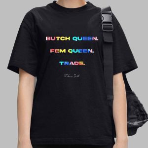 LaQuan Smith's Pride rainbow colored text graphic tee 3 LaQuan Smith’s Pride rainbow colored text graphic tee (4)