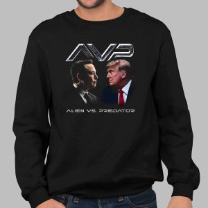 Alien vs Predator Trump vs Elon Shirt 2