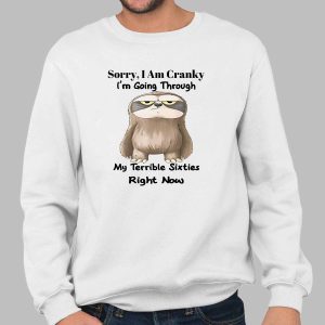 Sloth Sorry I Am Cranky I'm Going Through My Terrible Sixties Right Now Shirt 2 Sloth Sorry I Am Cranky I’m Going Through My Terrible Sixties Right Now Shirt