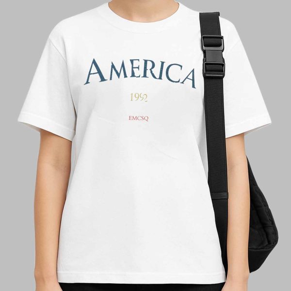 America 1992 Vintage College Style EMCSQ Edition Shirt