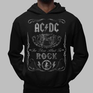 ACDC For Those About to Rock Vintage Label Cotton T-Shirt 1 ACDC For Those About to Rock Vintage Label Cotton T Shirt