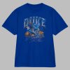 Duke Blue Devils Retro Basketball Flame Mascot Shirt