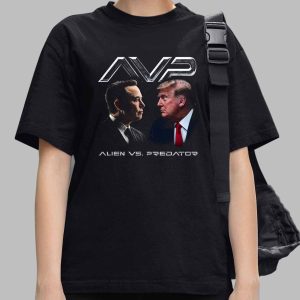 Alien vs Predator Trump vs Elon Shirt 1