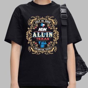 AEW All In Texas 2025 Event Shirt