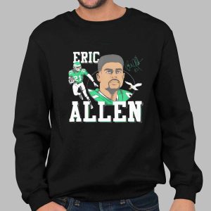 Eric Allen Philadelphia Eagles Player Graphic Signature Shirt