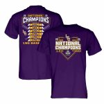 LSU Tigers 2025 NCAA Baseball Champions Schedule Shirt