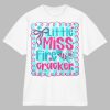 Little Miss Firecracker 4th Of July Shirt