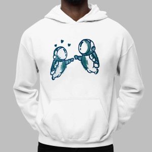 Space Love Astronaut Couple Shirt