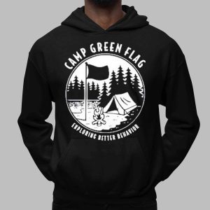 Camp Green Flag Exploring Better Behavior T Shirt