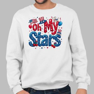 USA Independence Day Shirt Oh My Stars American Tee