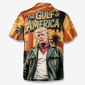 Gulf of America Trump Shirt – GTA Street Style Sunset Hawaiian Shirt