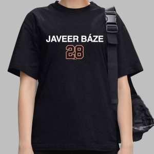 Javeer Báze Tigers 28 Name and Number Shirt 1 Javeer Báze Tigers 28 Name and Number Shirt