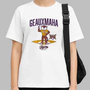 LSU Tigers 2025 National Champions Mascot Diamond Shirt