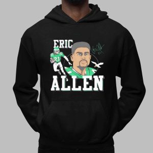 Eric Allen Philadelphia Eagles Player Graphic Signature Shirt