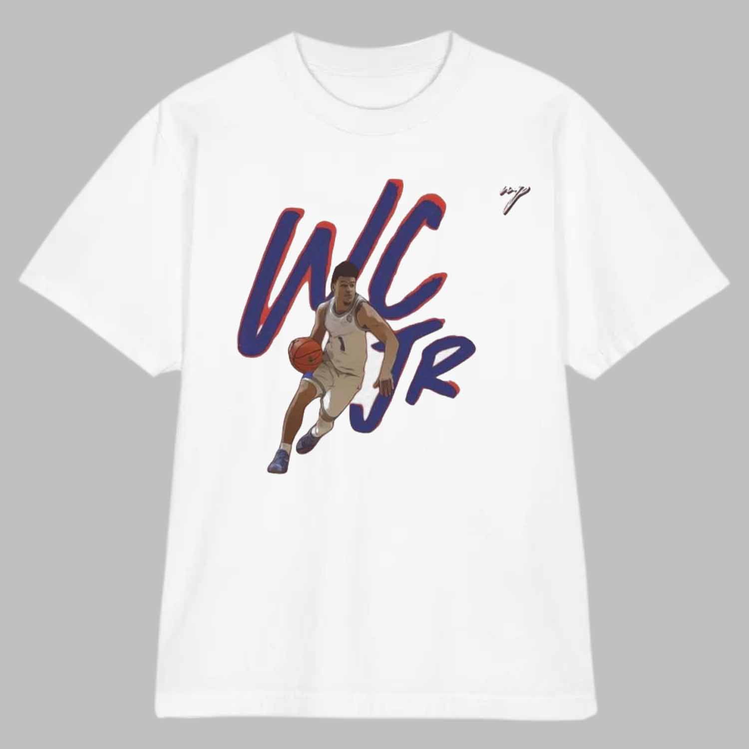 Walter Clayton Jr. Signature Script Basketball Shirt Walter Clayton Jr. Signature Script Basketball Shirt