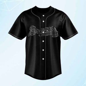 Atlanta Braves Back In Black Jersey
