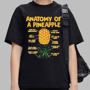 Anatomy Of A Pineapple Swinger Upside Down Pineapple Shirt (5)