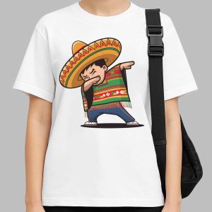Mexican Dabbing Poncho Shirts T Shirt for Cinco de Mayo