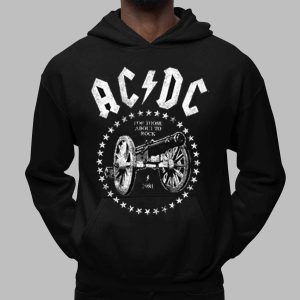 ACDC For Those About to Rock Cannon Cotton T Shirt