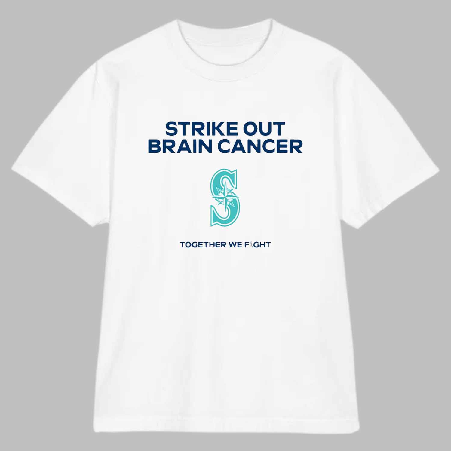 2025 Mariners Strike Out Brain Cancer Shirt Giveaway 2025 Mariners Strike Out Brain Cancer Shirt Giveaway