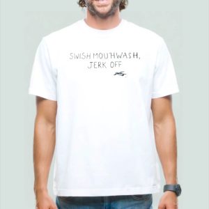 Lorde Wearing Swish Mouthwash Jerk Off Shirt