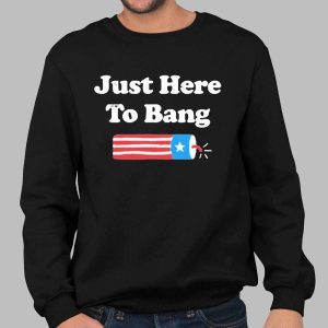 Rex Ryan Wearing Just Here To Bang Shirt