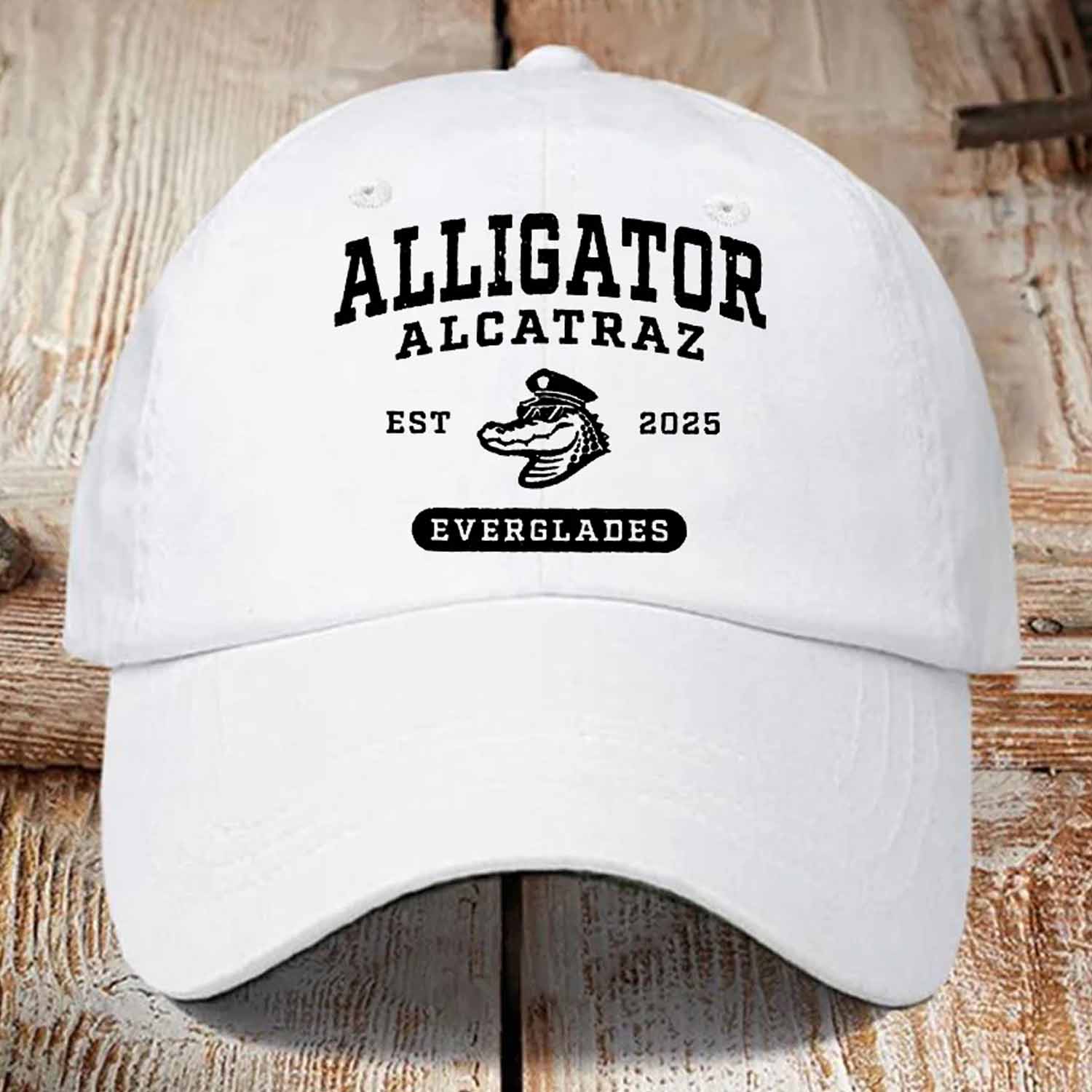 Alligator Alcatraz Funny Florida Everglades Dark Humor Hat Alligator Alcatraz Funny Florida Everglades Dark Humor Hat