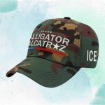 Alligator Alcatraz ICE Camo Hat