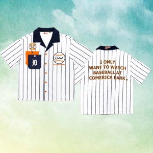 Detroit Tigers Engineered By Dre Hawaiian Shirt Giveaway 2025
