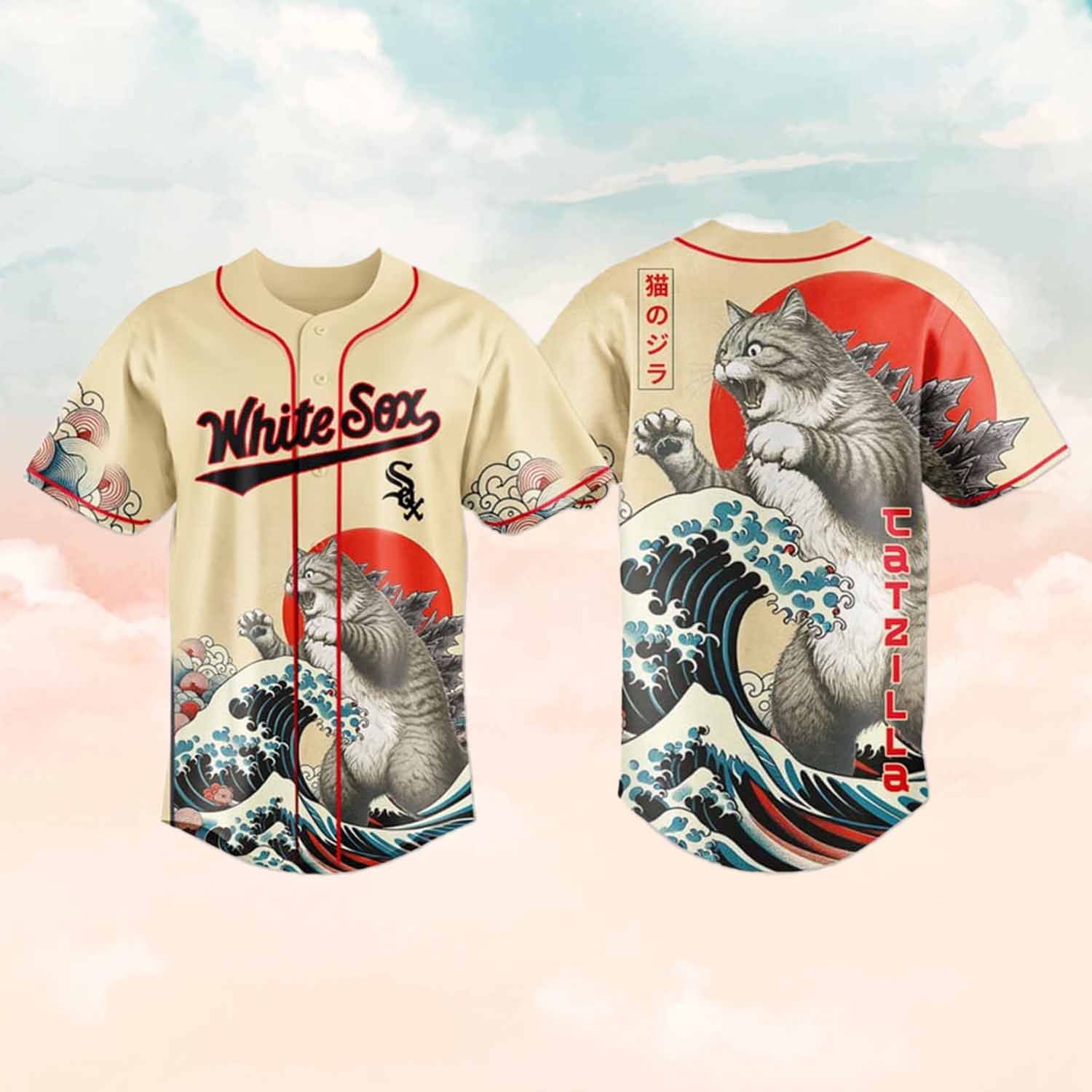 Chicago White Sox x Japan Catzilla Jersey 2025 Chicago White Sox x Japan Catzilla Jersey 2025