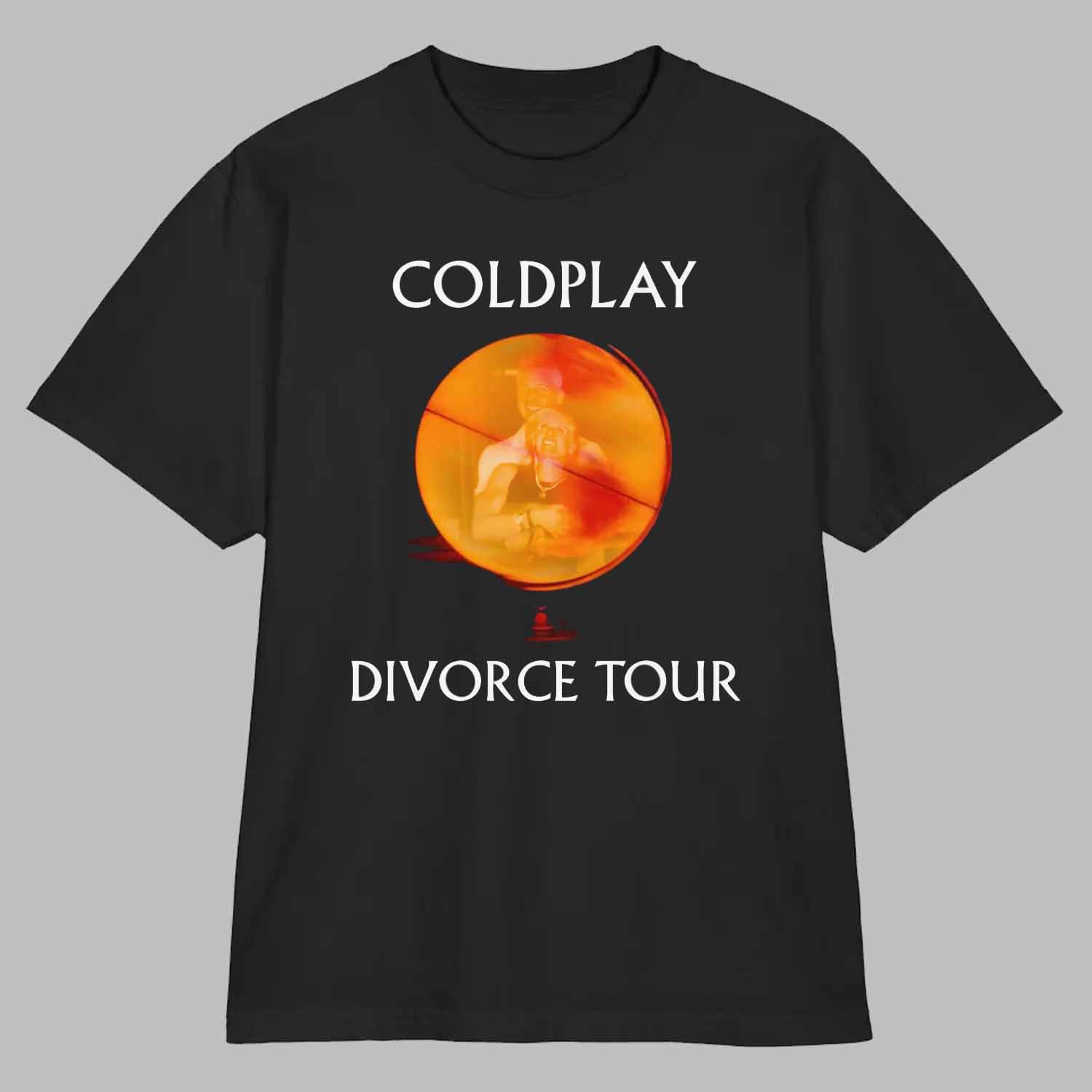 Coldplay Divorce Tour Shirt Coldplay Divorce Tour Shirt