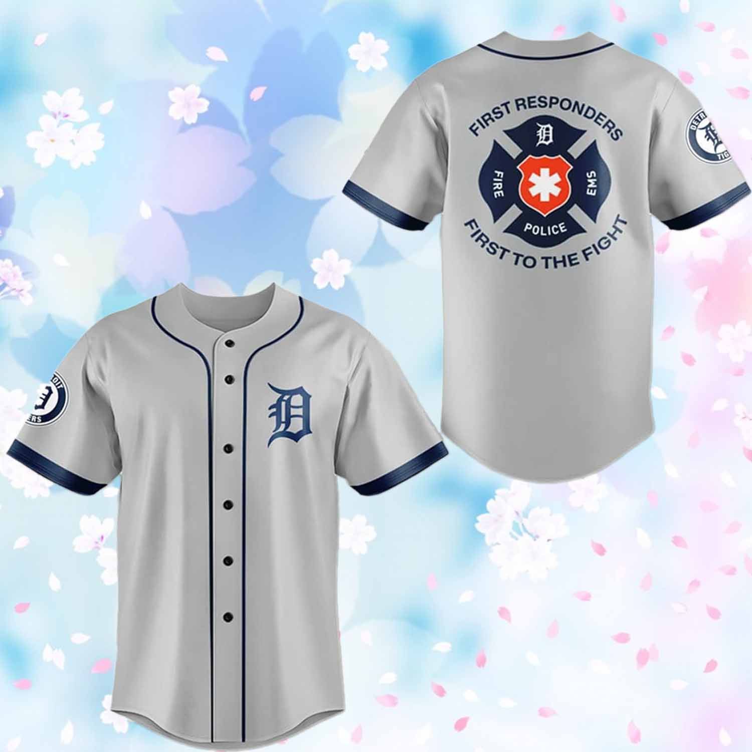 Detroit Tigers First Responders Jersey 2025 Giveaway Detroit Tigers First Responders Jersey 2025 Giveaway
