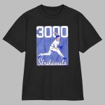 Dodgers Clayton Kershaw 3000 K's Shirt