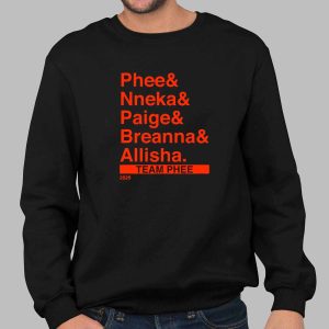 Phee Nneka Paige Breanna Allisha Team Phee Shirt