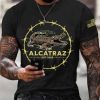 Men’s Alligator Alcatraz Funny Florida Everglades Dark Humor Shirt