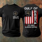 Men's Alligator Alcatraz Gulf of America Printed T-Shirt