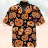 Mexican Pumpkin Flower Halloween Hawaiian Shirt