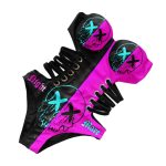 One Piece Bikini Double Block Off Shoulder Swimsuits