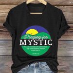 Retro Texas Strong Praying For Mystic The Light Shines In The Darkness Shirt