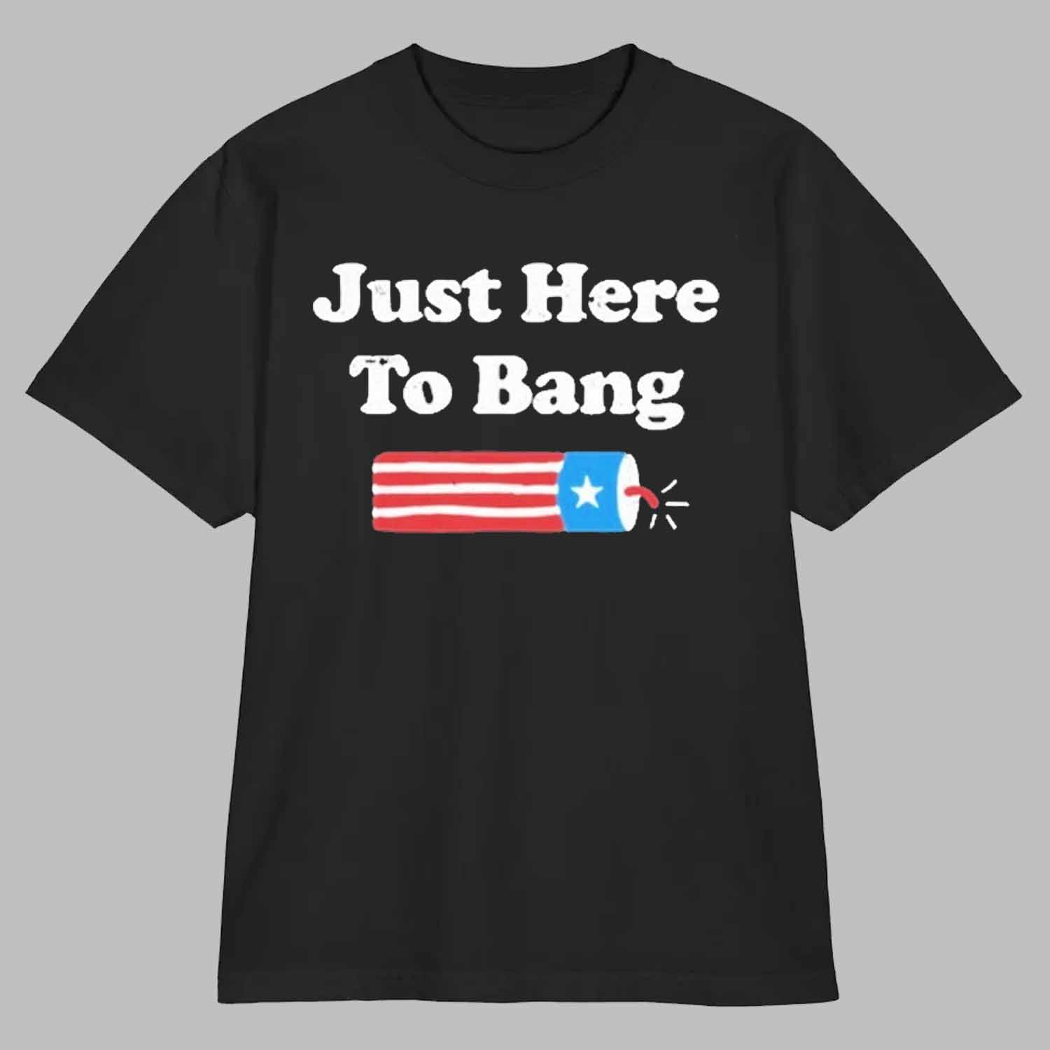 Rex Ryan Wearing Just Here To Bang Shirt Rex Ryan Wearing Just Here To Bang Shirt