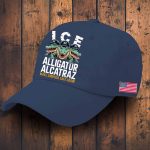Unisex Retro Alligator Alcatraz Funny Florida Everglades Dark Humor Hat