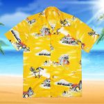 Yellow Style Brad Pitt Hawaiian Shirt