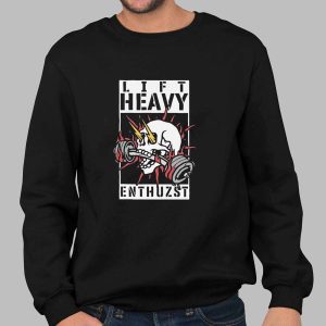 Lift Heavy Enthuzst Skull Shirt