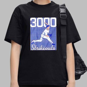 Dodgers Clayton Kershaw 3000 K’s Shirt