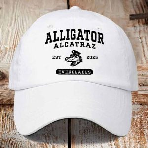 Alligator Alcatraz Funny Florida Everglades Dark Humor Hat